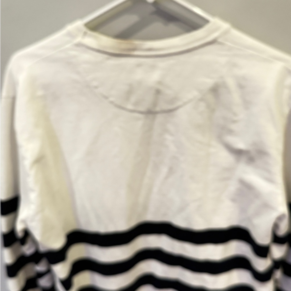 Zara White / Navy French style sweater